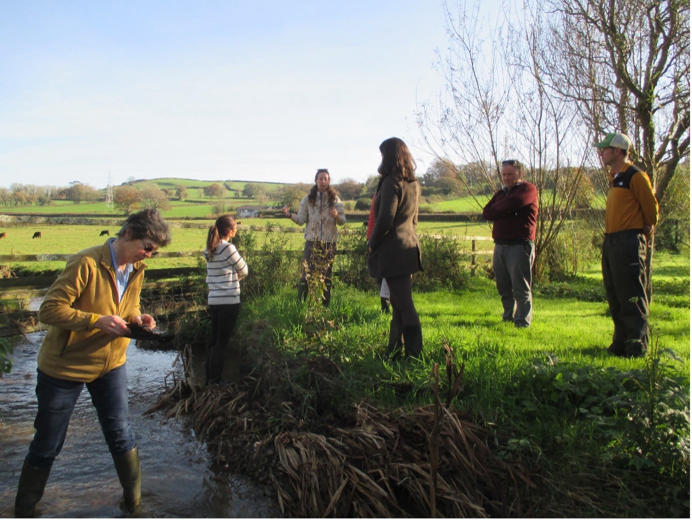 CAP team visit Lud Brook