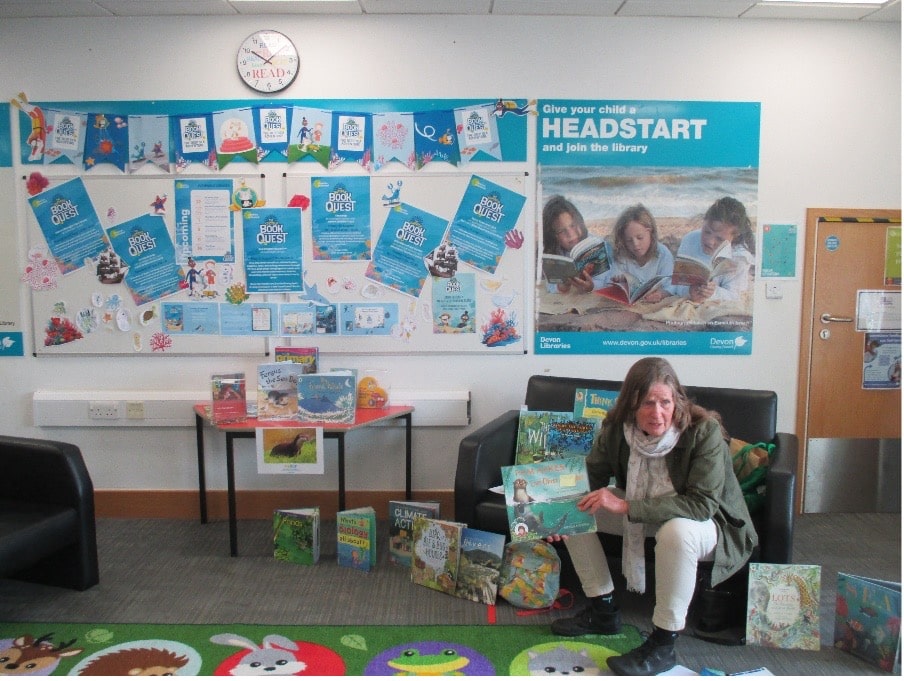 Pat Hannam at Ivybridge Library