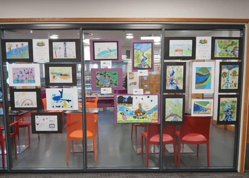 A selection of entries and the winners from Ivybridge Erme School, Holbeton and Modbury Primary Schools were displayed in the Ivybridge Library.