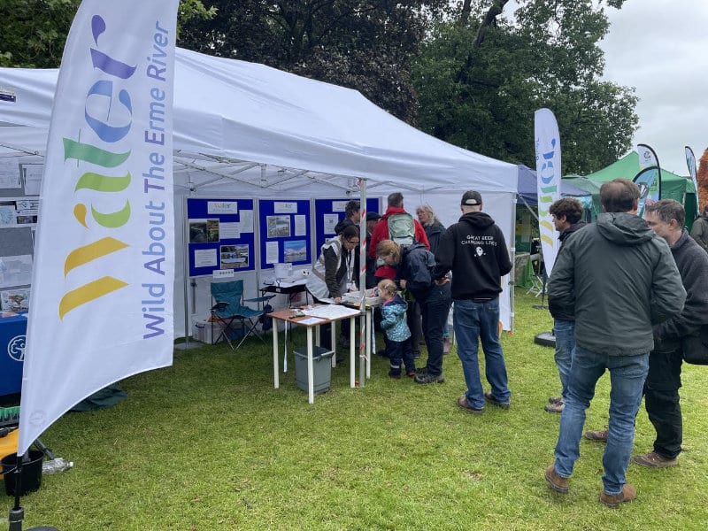 the stand at the festival
